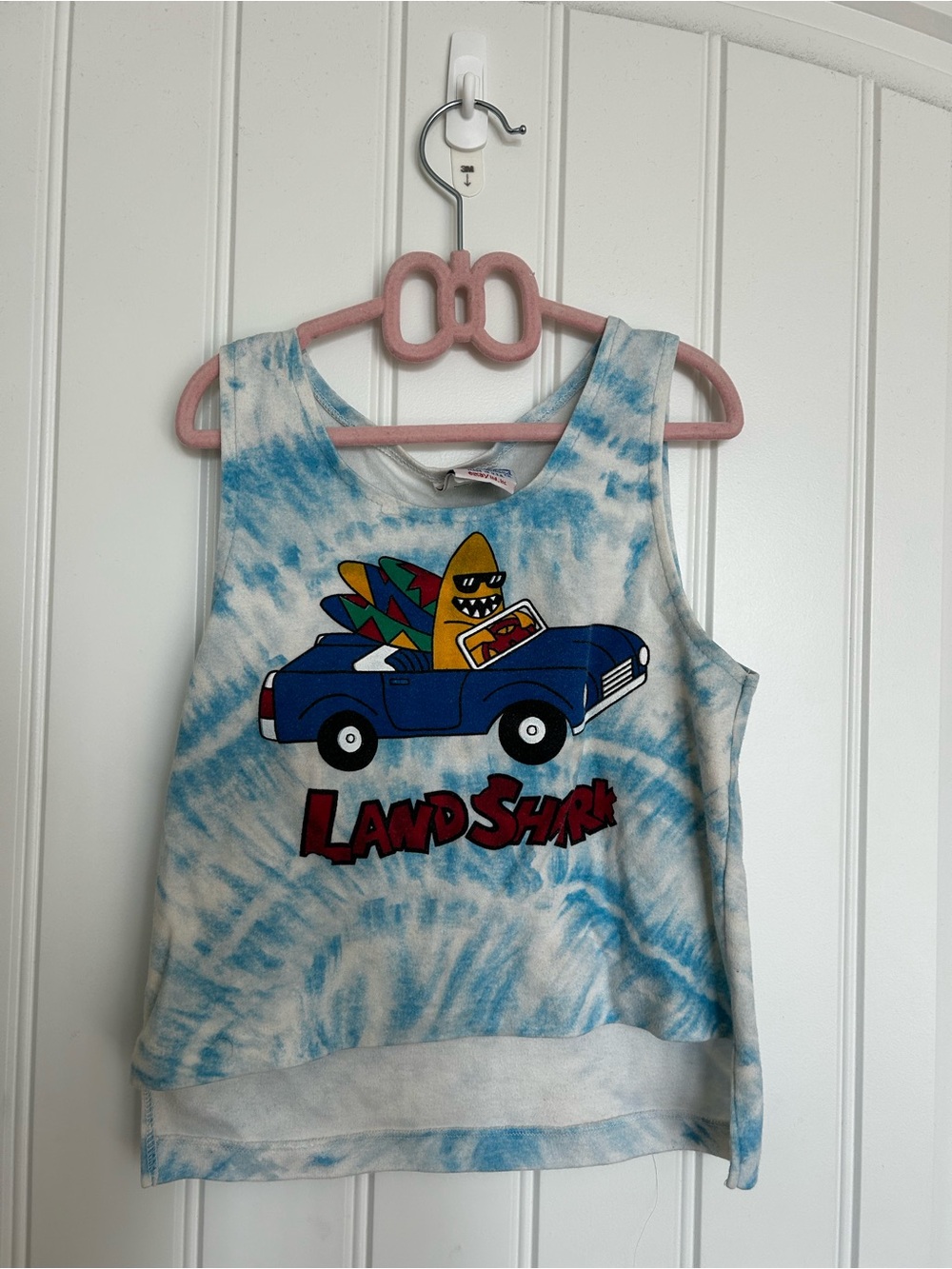 Vintage Land Shark Boys Tank Muscle Shirt